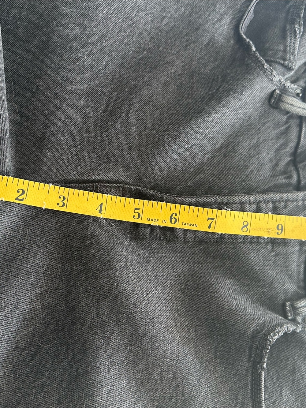 Good American Raw-Hem Wide Leg Jeans, size 10 (30) - Picture 7 of 10